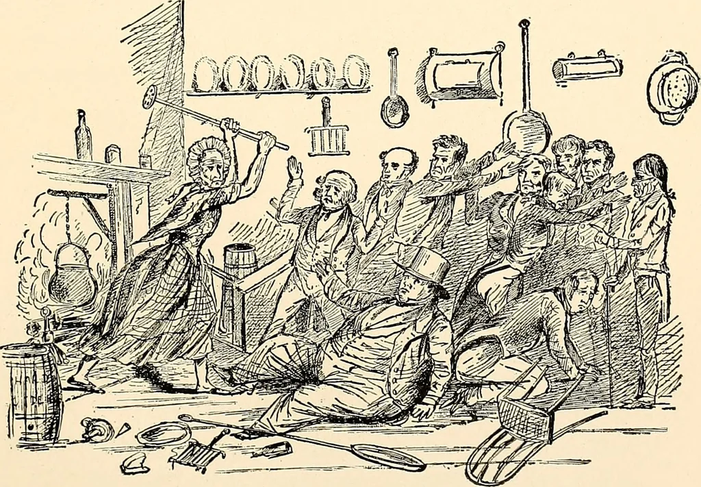 An illustration from Presidential nominations and elections : a history of American conventions, national campaigns, inaugurations and campaign caricature, 1916, leaf 182