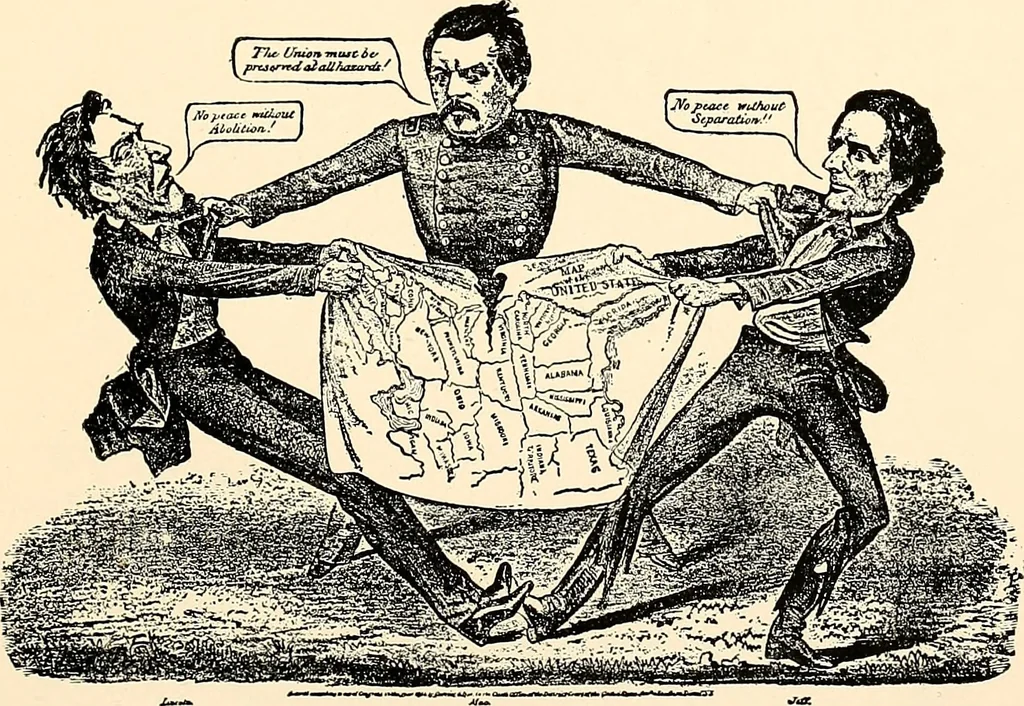 An illustration from Presidential nominations and elections : a history of American conventions, national campaigns, inaugurations and campaign caricature, 1916, leaf 244