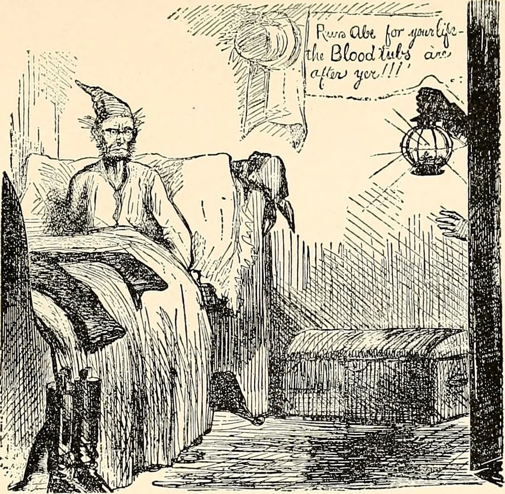 An illustration from Presidential nominations and elections : a history of American conventions, national campaigns, inaugurations and campaign caricature, 1916, leaf 258