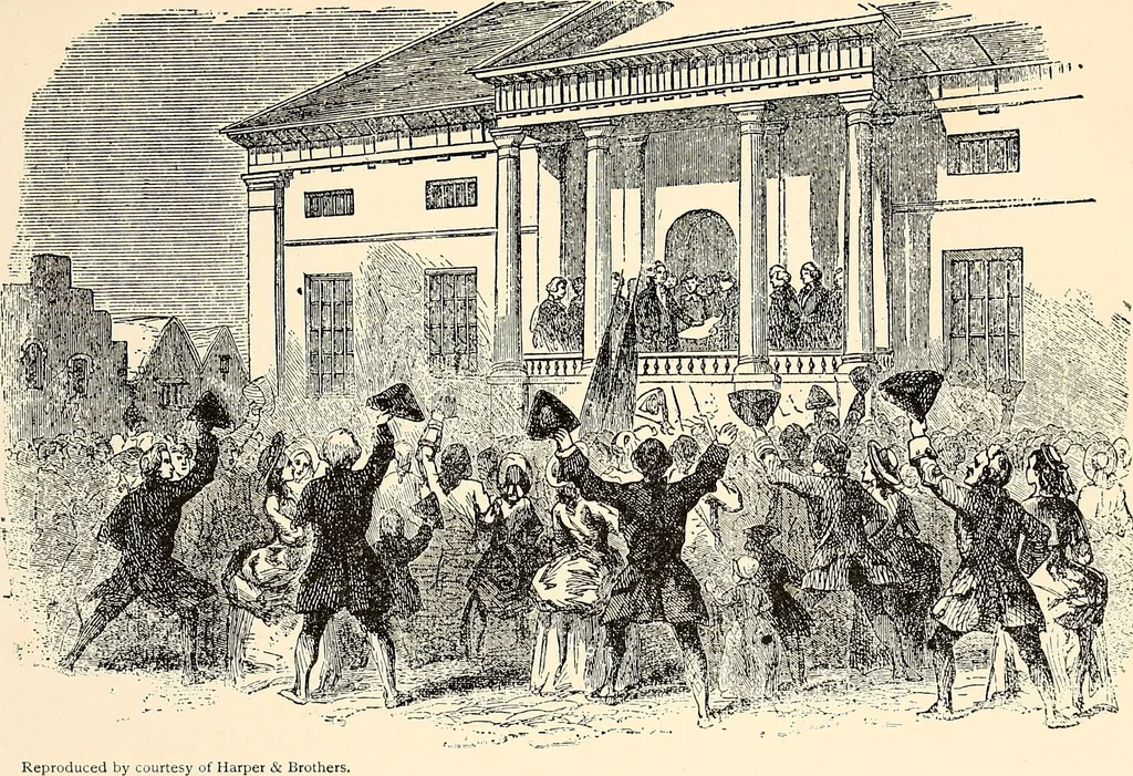An illustration from Presidential nominations and elections : a history of American conventions, national campaigns, inaugurations and campaign caricature, 1916, leaf 28