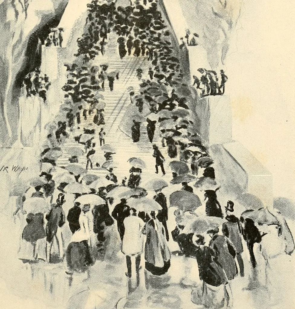 An illustration from Presidential nominations and elections : a history of American conventions, national campaigns, inaugurations and campaign caricature, 1916, leaf 56