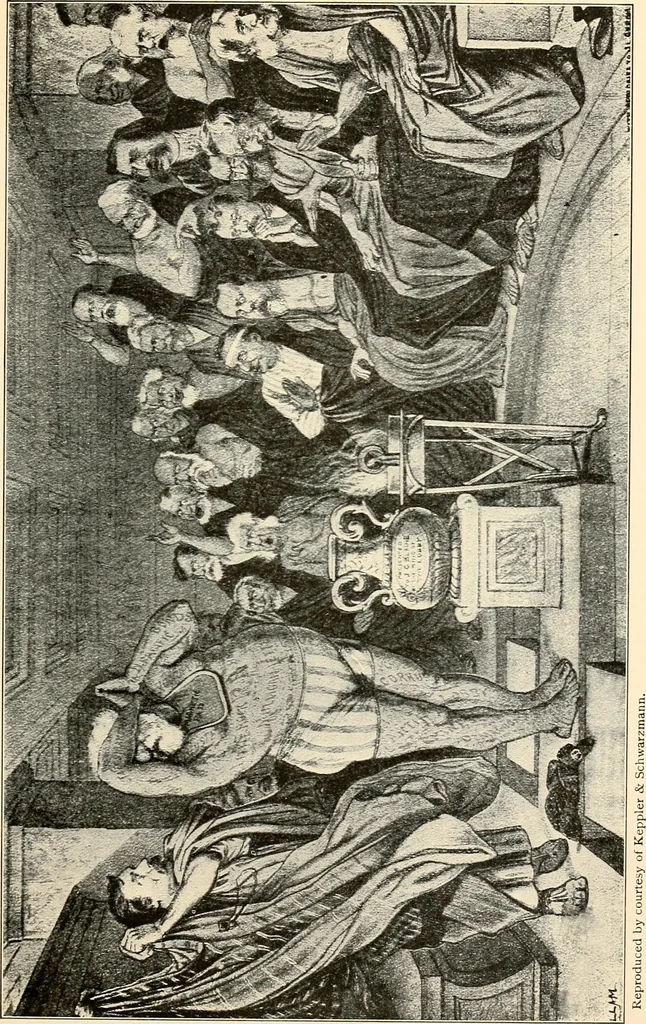 An illustration from Presidential nominations and elections : a history of American conventions, national campaigns, inaugurations and campaign caricature, 1916, leaf 92