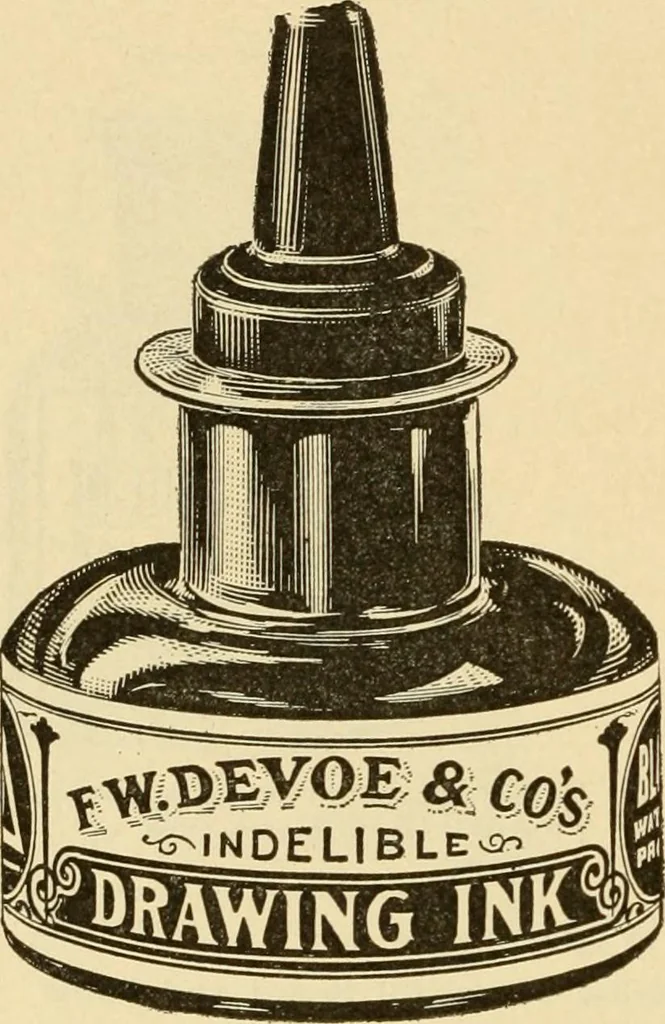 An illustration from Priced catalogue of artists' materials : supplies for oil painting, water color painting, china painting ... and drawing materials for architects and engineers, manual training schools and colleges., 1914, leaf 137