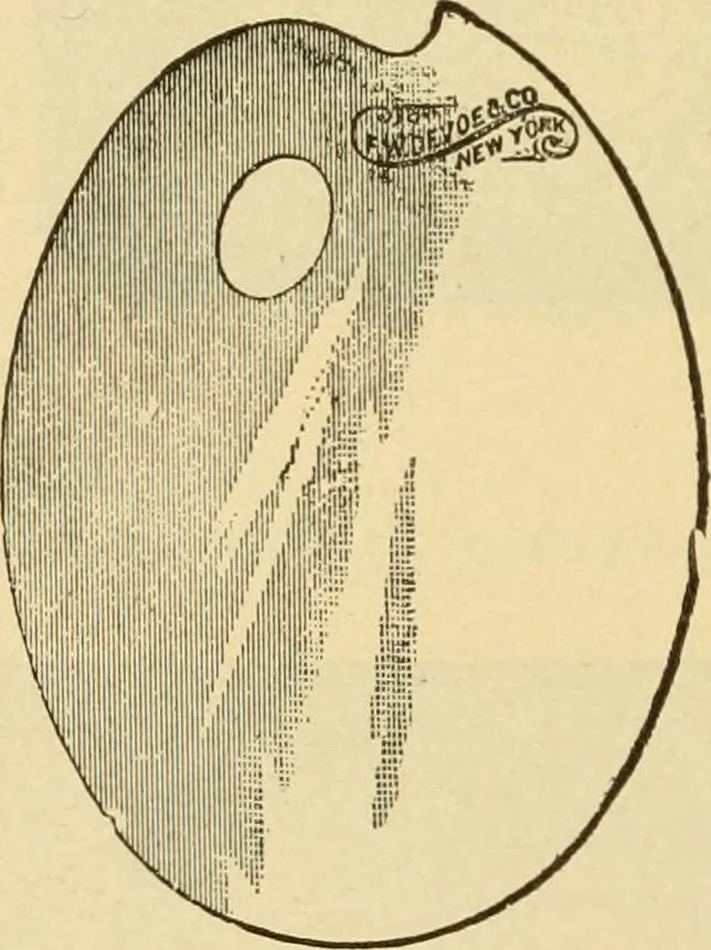 An illustration from Priced catalogue of artists' materials : supplies for oil painting, water color painting, china painting ... and drawing materials for architects and engineers, manual training schools and colleges., 1914, leaf 143