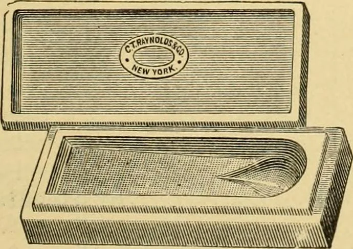 An illustration from Priced catalogue of artists' materials : supplies for oil painting, water color painting, china painting ... and drawing materials for architects and engineers, manual training schools and colleges., 1914, leaf 144