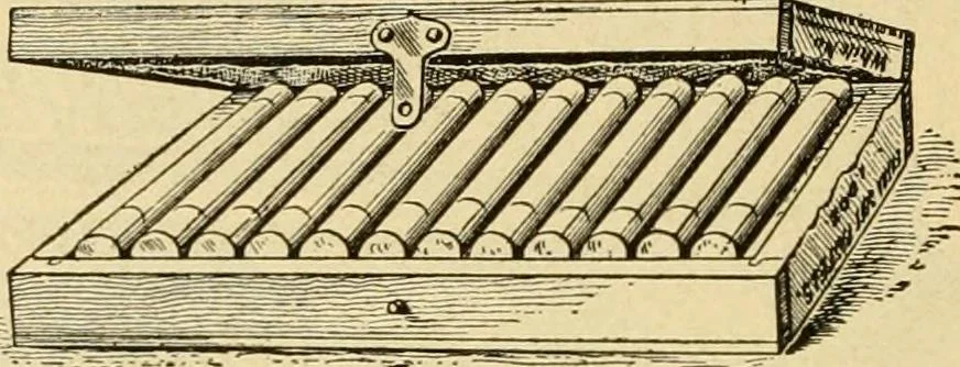 An illustration from Priced catalogue of artists' materials : supplies for oil painting, water color painting, china painting ... and drawing materials for architects and engineers, manual training schools and colleges., 1914, leaf 147