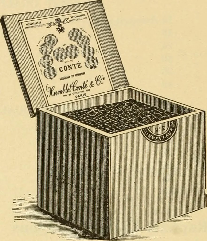 An illustration from Priced catalogue of artists' materials : supplies for oil painting, water color painting, china painting ... and drawing materials for architects and engineers, manual training schools and colleges., 1914, leaf 151