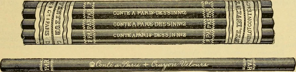 An illustration from Priced catalogue of artists' materials : supplies for oil painting, water color painting, china painting ... and drawing materials for architects and engineers, manual training schools and colleges., 1914, leaf 152