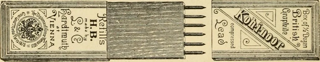 An illustration from Priced catalogue of artists' materials : supplies for oil painting, water color painting, china painting ... and drawing materials for architects and engineers, manual training schools and colleges., 1914, leaf 163