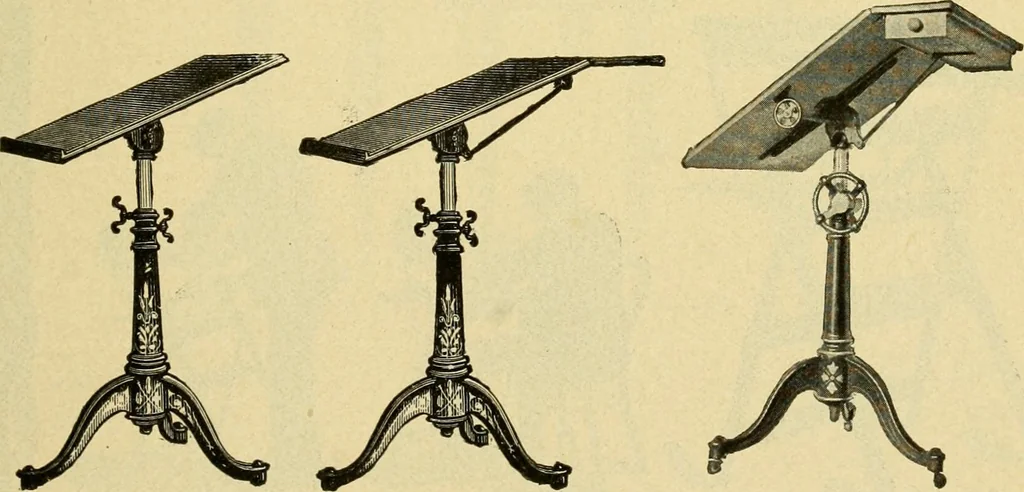 An illustration from Priced catalogue of artists' materials : supplies for oil painting, water color painting, china painting ... and drawing materials for architects and engineers, manual training schools and colleges., 1914, leaf 180