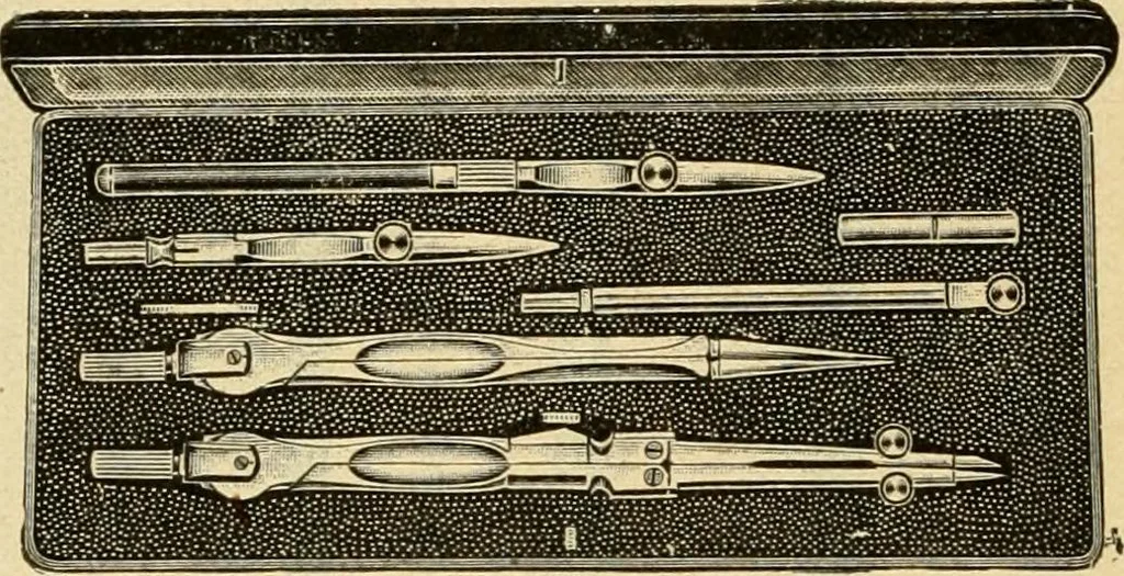 An illustration from Priced catalogue of artists' materials : supplies for oil painting, water color painting, china painting ... and drawing materials for architects and engineers, manual training schools and colleges., 1914, leaf 195