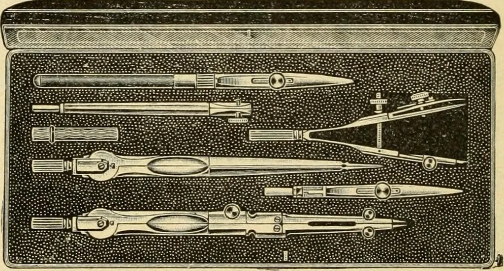 An illustration from Priced catalogue of artists' materials : supplies for oil painting, water color painting, china painting ... and drawing materials for architects and engineers, manual training schools and colleges., 1914, leaf 195