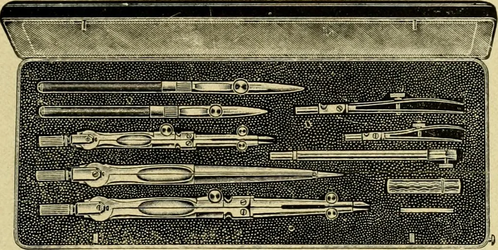 An illustration from Priced catalogue of artists' materials : supplies for oil painting, water color painting, china painting ... and drawing materials for architects and engineers, manual training schools and colleges., 1914, leaf 196