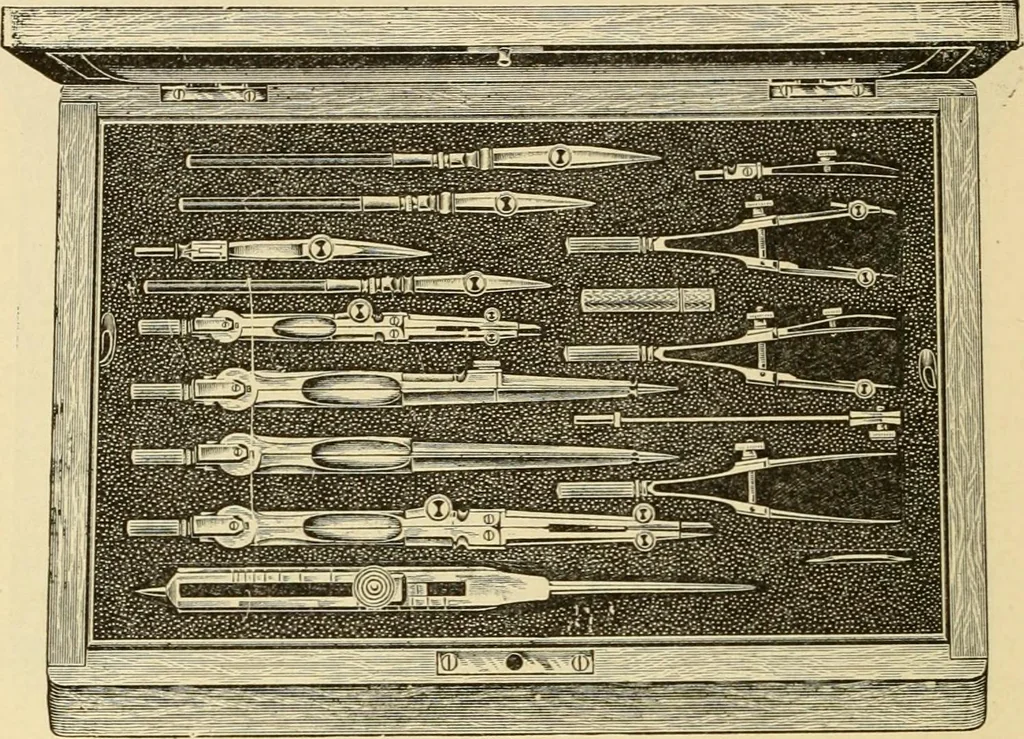 An illustration from Priced catalogue of artists' materials : supplies for oil painting, water color painting, china painting ... and drawing materials for architects and engineers, manual training schools and colleges., 1914, leaf 199