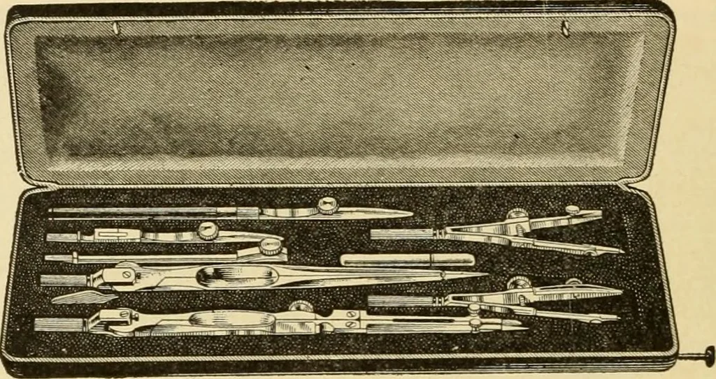 An illustration from Priced catalogue of artists' materials : supplies for oil painting, water color painting, china painting ... and drawing materials for architects and engineers, manual training schools and colleges., 1914, leaf 201