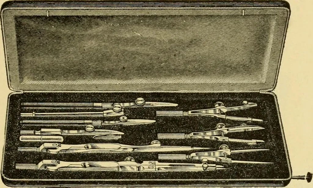 An illustration from Priced catalogue of artists' materials : supplies for oil painting, water color painting, china painting ... and drawing materials for architects and engineers, manual training schools and colleges., 1914, leaf 202