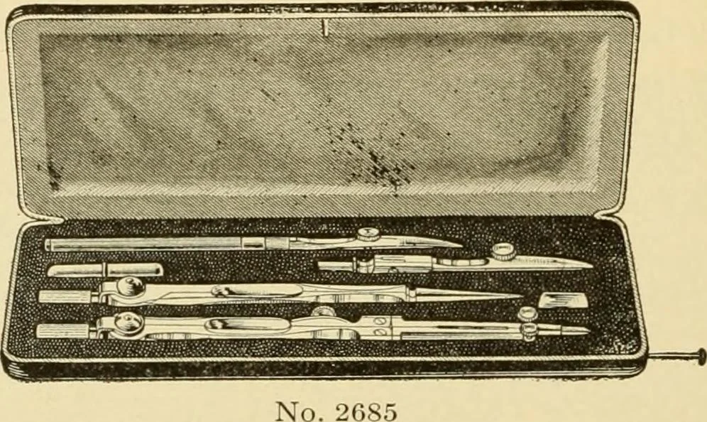 An illustration from Priced catalogue of artists' materials : supplies for oil painting, water color painting, china painting ... and drawing materials for architects and engineers, manual training schools and colleges., 1914, leaf 203