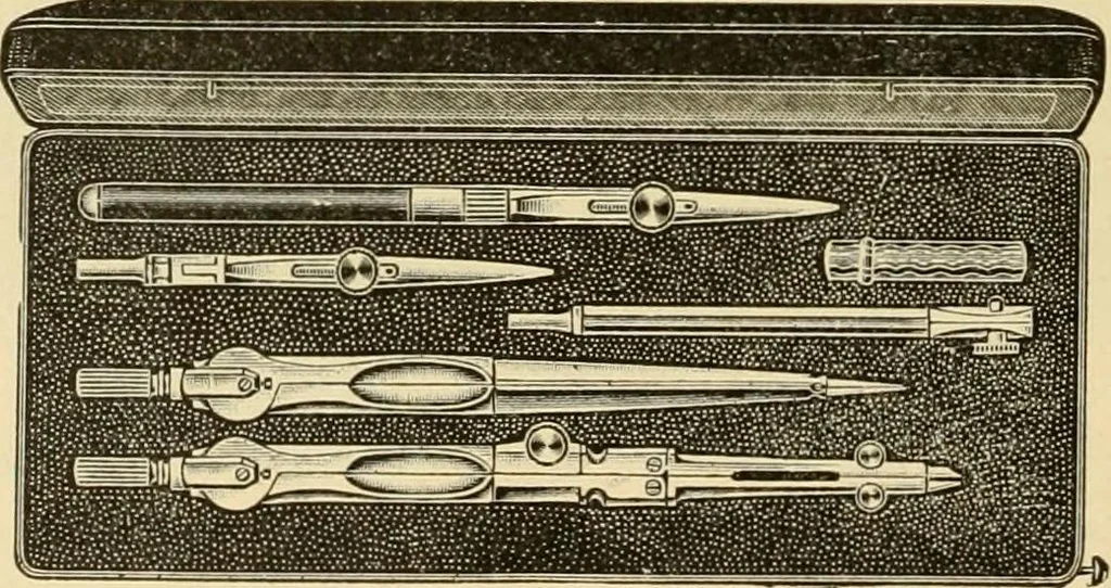 An illustration from Priced catalogue of artists' materials : supplies for oil painting, water color painting, china painting ... and drawing materials for architects and engineers, manual training schools and colleges., 1914, leaf 203