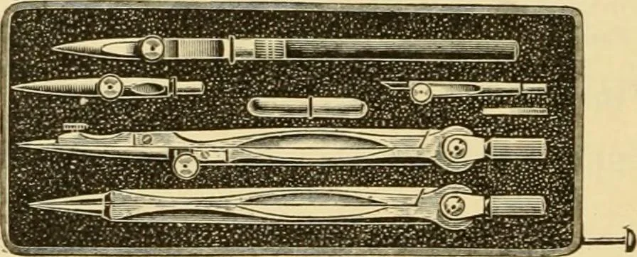 An illustration from Priced catalogue of artists' materials : supplies for oil painting, water color painting, china painting ... and drawing materials for architects and engineers, manual training schools and colleges., 1914, leaf 209