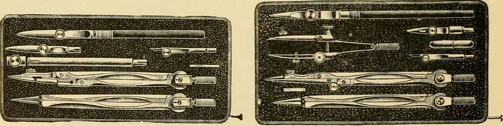 An illustration from Priced catalogue of artists' materials : supplies for oil painting, water color painting, china painting ... and drawing materials for architects and engineers, manual training schools and colleges., 1914, leaf 209