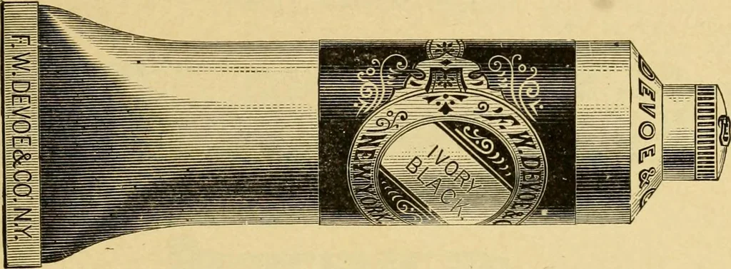 An illustration from Priced catalogue of artists' materials : supplies for oil painting, water color painting, china painting ... and drawing materials for architects and engineers, manual training schools and colleges., 1914, leaf 22
