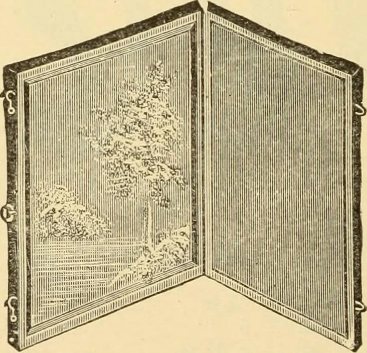 An illustration from Priced catalogue of artists' materials : supplies for oil painting, water color painting, china painting ... and drawing materials for architects and engineers, manual training schools and colleges., 1914, leaf 231
