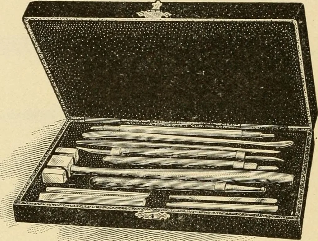 An illustration from Priced catalogue of artists' materials : supplies for oil painting, water color painting, china painting ... and drawing materials for architects and engineers, manual training schools and colleges., 1914, leaf 291