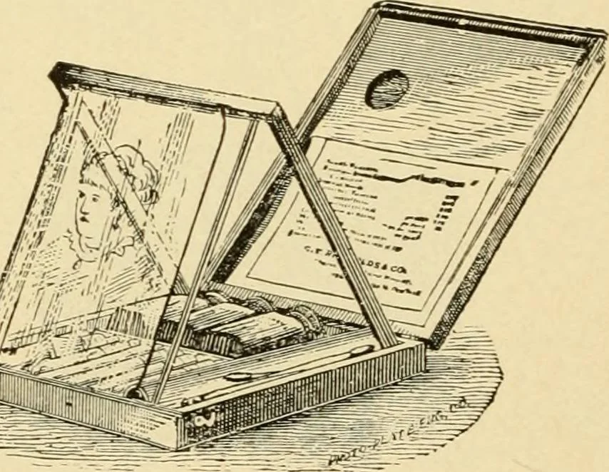 An illustration from Priced catalogue of artists' materials : supplies for oil painting, water color painting, china painting ... and drawing materials for architects and engineers, manual training schools and colleges., 1914, leaf 311