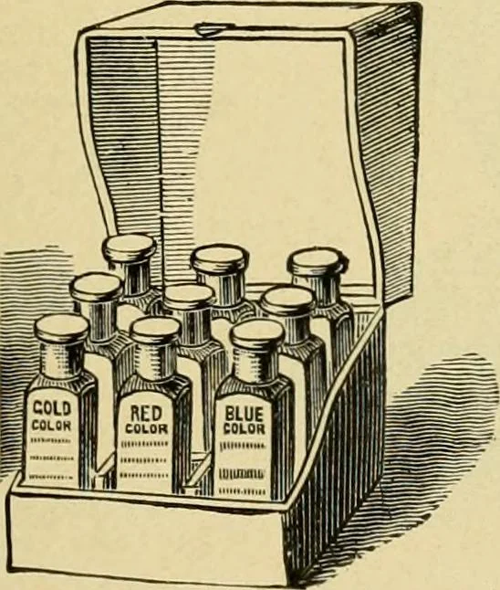 An illustration from Priced catalogue of artists' materials : supplies for oil painting, water color painting, china painting ... and drawing materials for architects and engineers, manual training schools and colleges., 1914, leaf 312