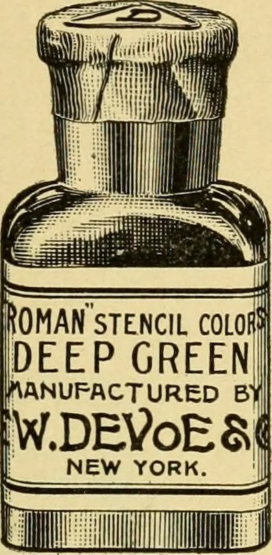 An illustration from Priced catalogue of artists' materials : supplies for oil painting, water color painting, china painting ... and drawing materials for architects and engineers, manual training schools and colleges., 1914, leaf 322