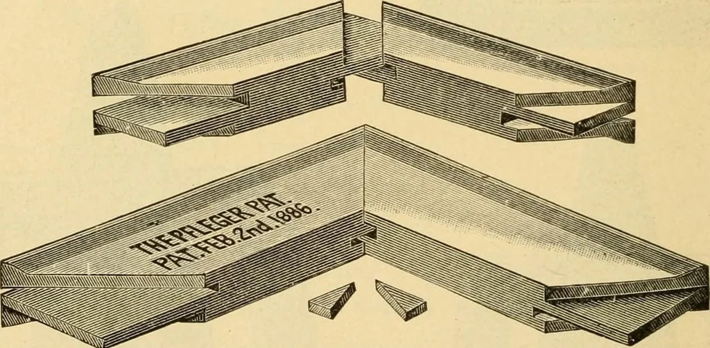 An illustration from Priced catalogue of artists' materials : supplies for oil painting, water color painting, china painting ... and drawing materials for architects and engineers, manual training schools and colleges., 1914, leaf 33