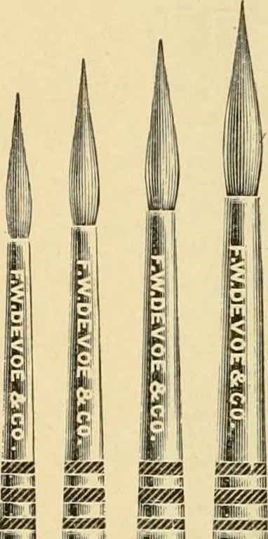 An illustration from Priced catalogue of artists' materials : supplies for oil painting, water color painting, china painting ... and drawing materials for architects and engineers, manual training schools and colleges., 1914, leaf 361