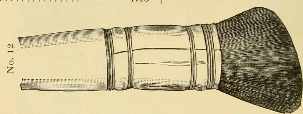 An illustration from Priced catalogue of artists' materials : supplies for oil painting, water color painting, china painting ... and drawing materials for architects and engineers, manual training schools and colleges., 1914, leaf 381