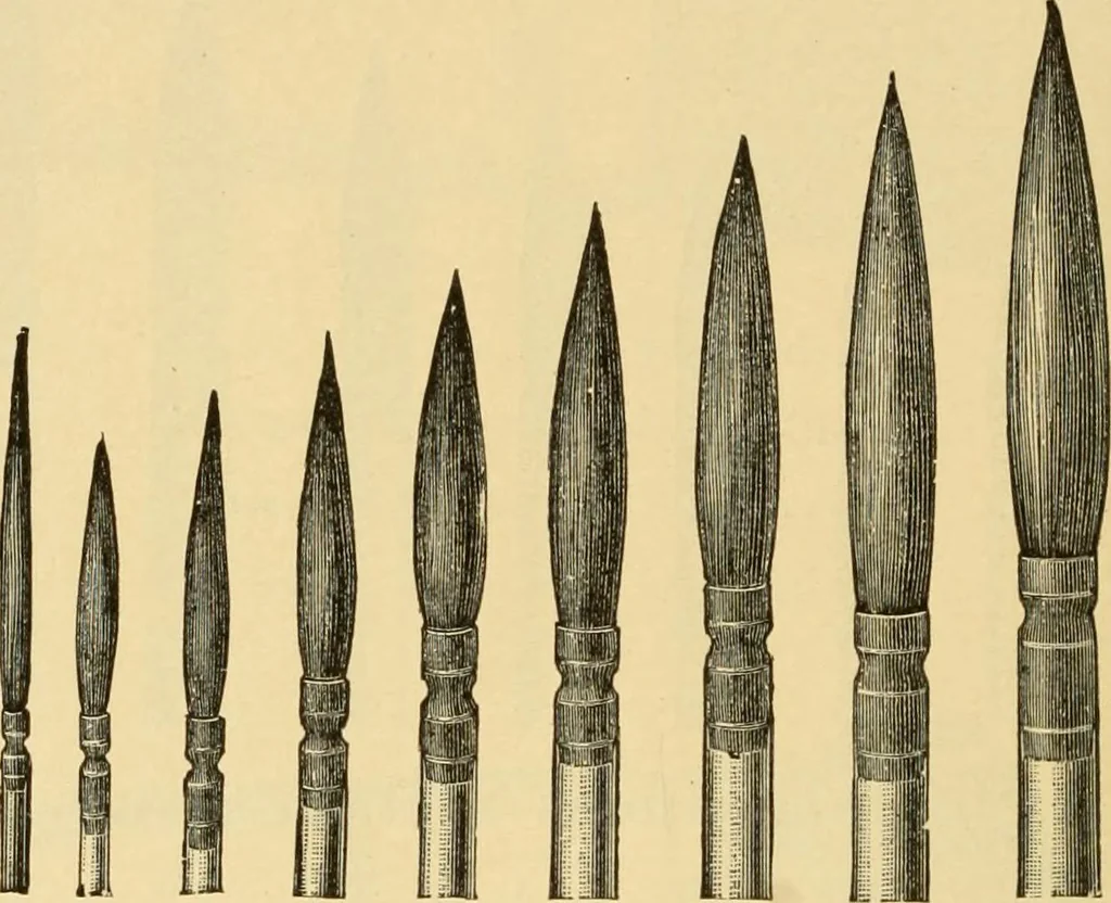 An illustration from Priced catalogue of artists' materials : supplies for oil painting, water color painting, china painting ... and drawing materials for architects and engineers, manual training schools and colleges., 1914, leaf 383