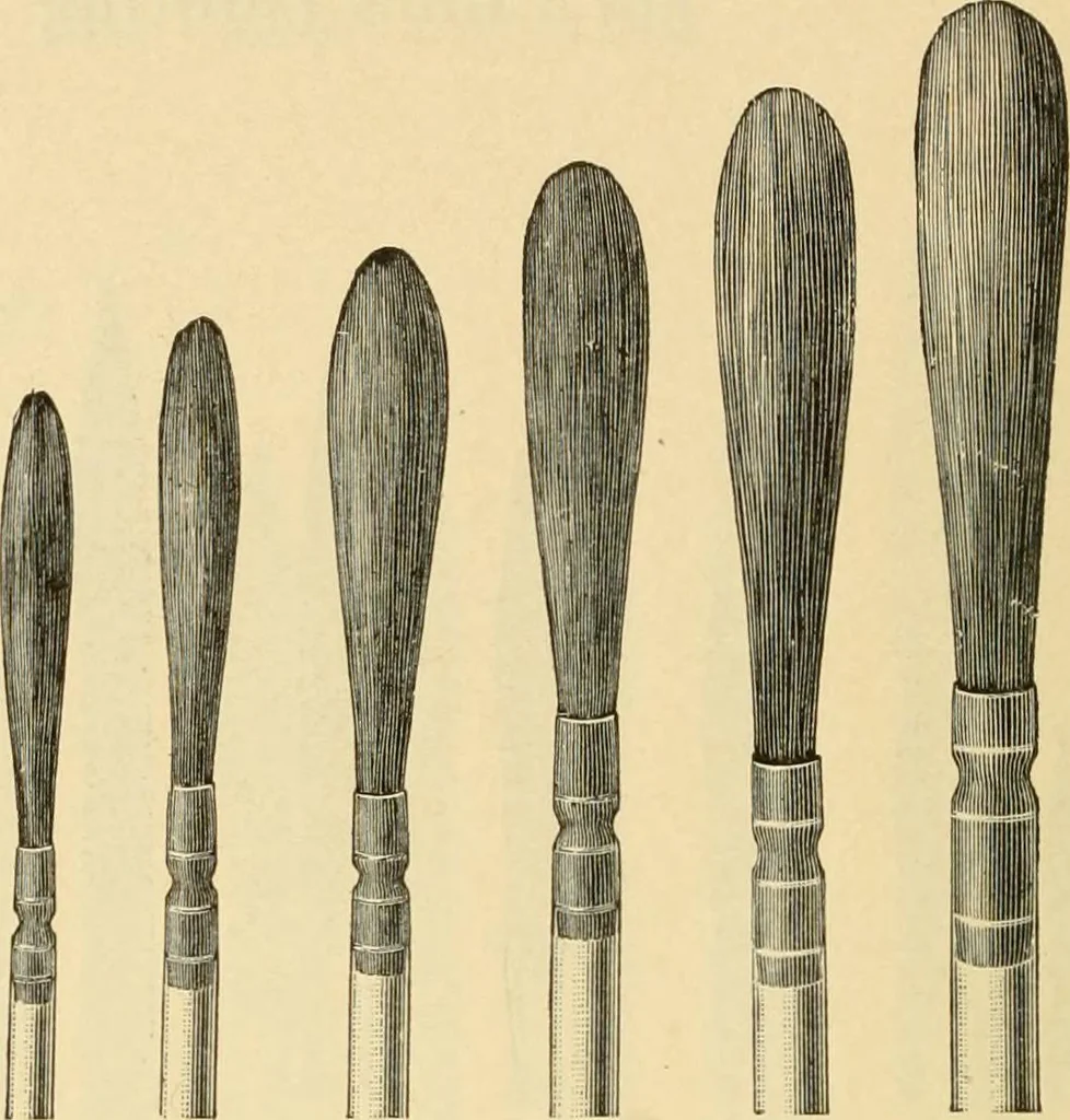 An illustration from Priced catalogue of artists' materials : supplies for oil painting, water color painting, china painting ... and drawing materials for architects and engineers, manual training schools and colleges., 1914, leaf 385
