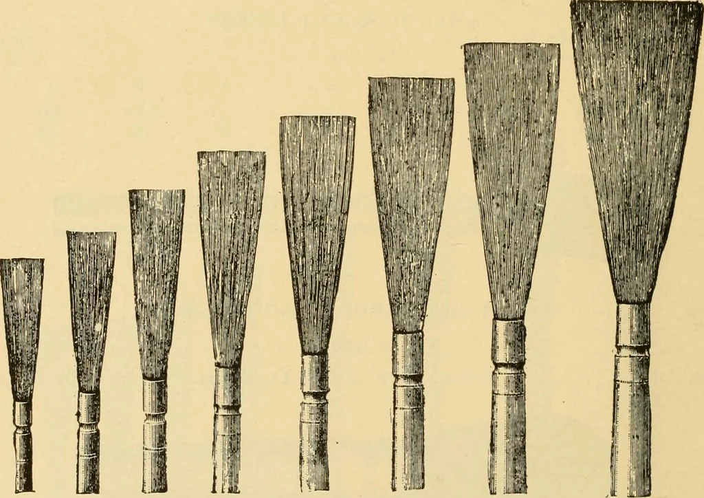 An illustration from Priced catalogue of artists' materials : supplies for oil painting, water color painting, china painting ... and drawing materials for architects and engineers, manual training schools and colleges., 1914, leaf 387