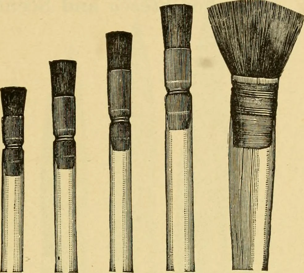 An illustration from Priced catalogue of artists' materials : supplies for oil painting, water color painting, china painting ... and drawing materials for architects and engineers, manual training schools and colleges., 1914, leaf 388