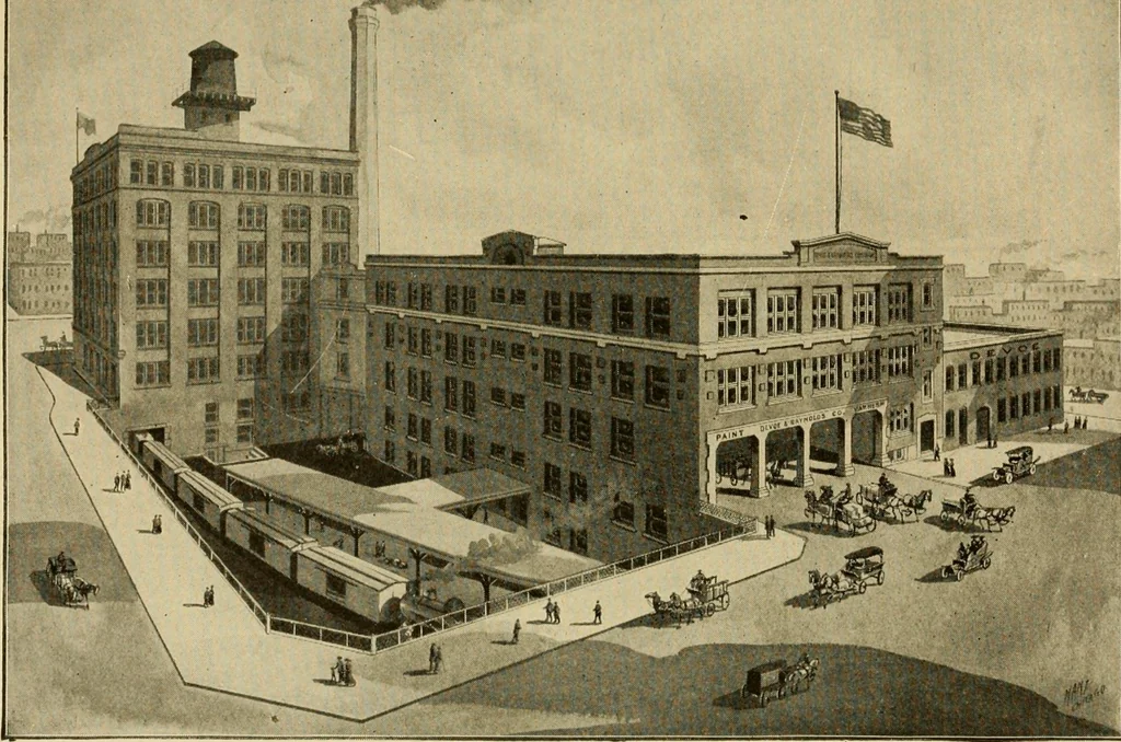 An illustration from Priced catalogue of artists' materials : supplies for oil painting, water color painting, china painting ... and drawing materials for architects and engineers, manual training schools and colleges., 1914, leaf 412