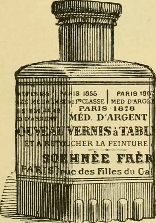 An illustration from Priced catalogue of artists' materials : supplies for oil painting, water color painting, china painting ... and drawing materials for architects and engineers, manual training schools and colleges., 1914, leaf 50