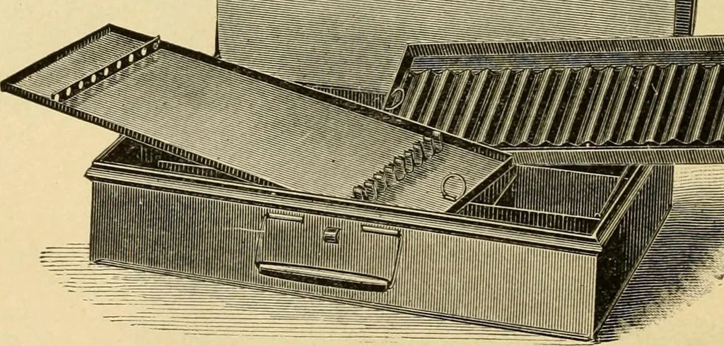 An illustration from Priced catalogue of artists' materials : supplies for oil painting, water color painting, china painting ... and drawing materials for architects and engineers, manual training schools and colleges., 1914, leaf 63