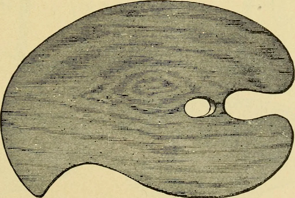 An illustration from Priced catalogue of artists' materials : supplies for oil painting, water color painting, china painting ... and drawing materials for architects and engineers, manual training schools and colleges., 1914, leaf 68