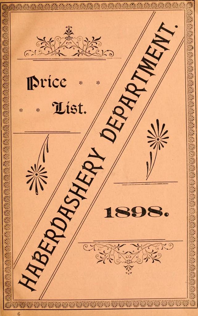 An illustration from Price list and diary for 1898., 1898, leaf 132