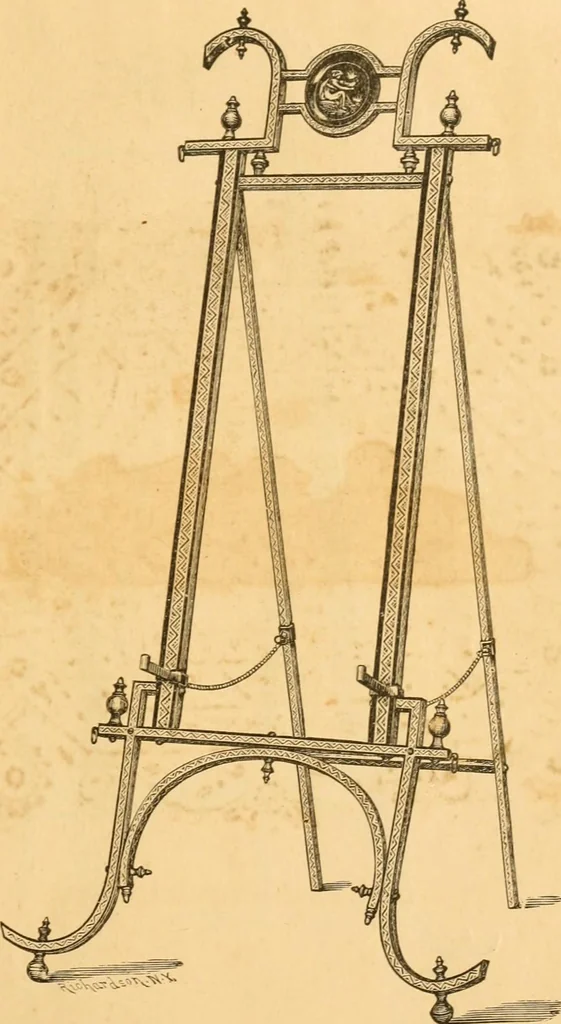 An illustration from Price list of art brass goods : hat racks, umbrella stands, tables ..., 1886, leaf 14