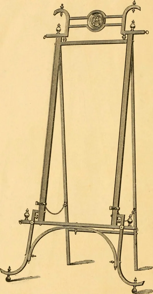 An illustration from Price list of art brass goods : hat racks, umbrella stands, tables ..., 1886, leaf 15