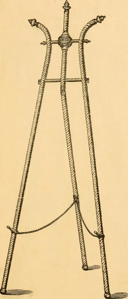 An illustration from Price list of art brass goods : hat racks, umbrella stands, tables ..., 1886, leaf 16