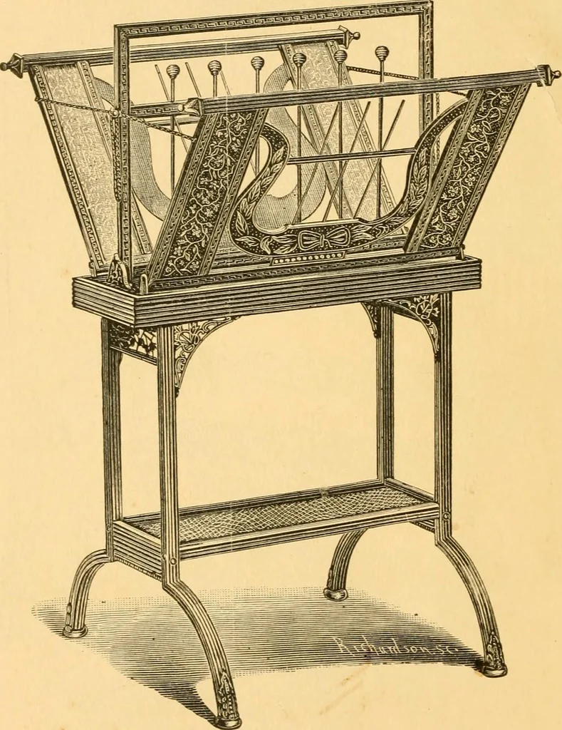 An illustration from Price list of art brass goods : hat racks, umbrella stands, tables ..., 1886, leaf 27