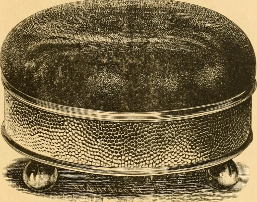An illustration from Price list of art brass goods : hat racks, umbrella stands, tables ..., 1886, leaf 34