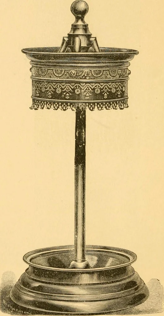 An illustration from Price list of art brass goods : hat racks, umbrella stands, tables ..., 1886, leaf 37