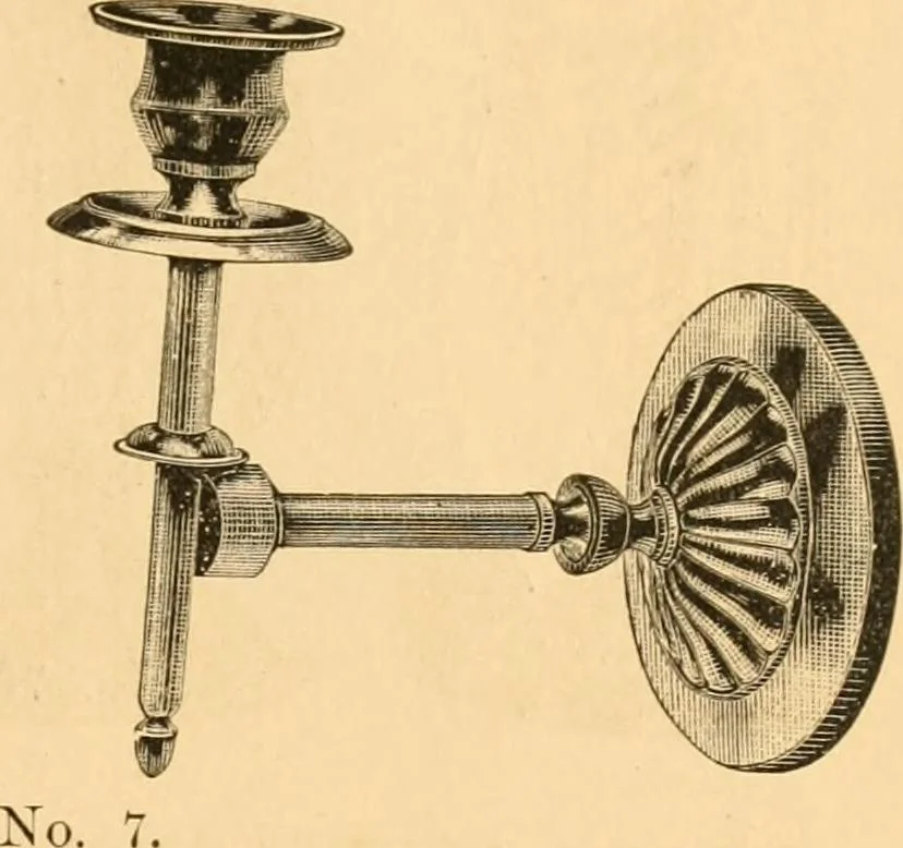 An illustration from Price list of art brass goods : hat racks, umbrella stands, tables ..., 1886, leaf 44