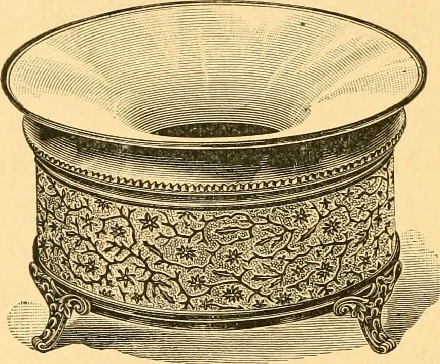 An illustration from Price list of art brass goods : hat racks, umbrella stands, tables ..., 1886, leaf 47